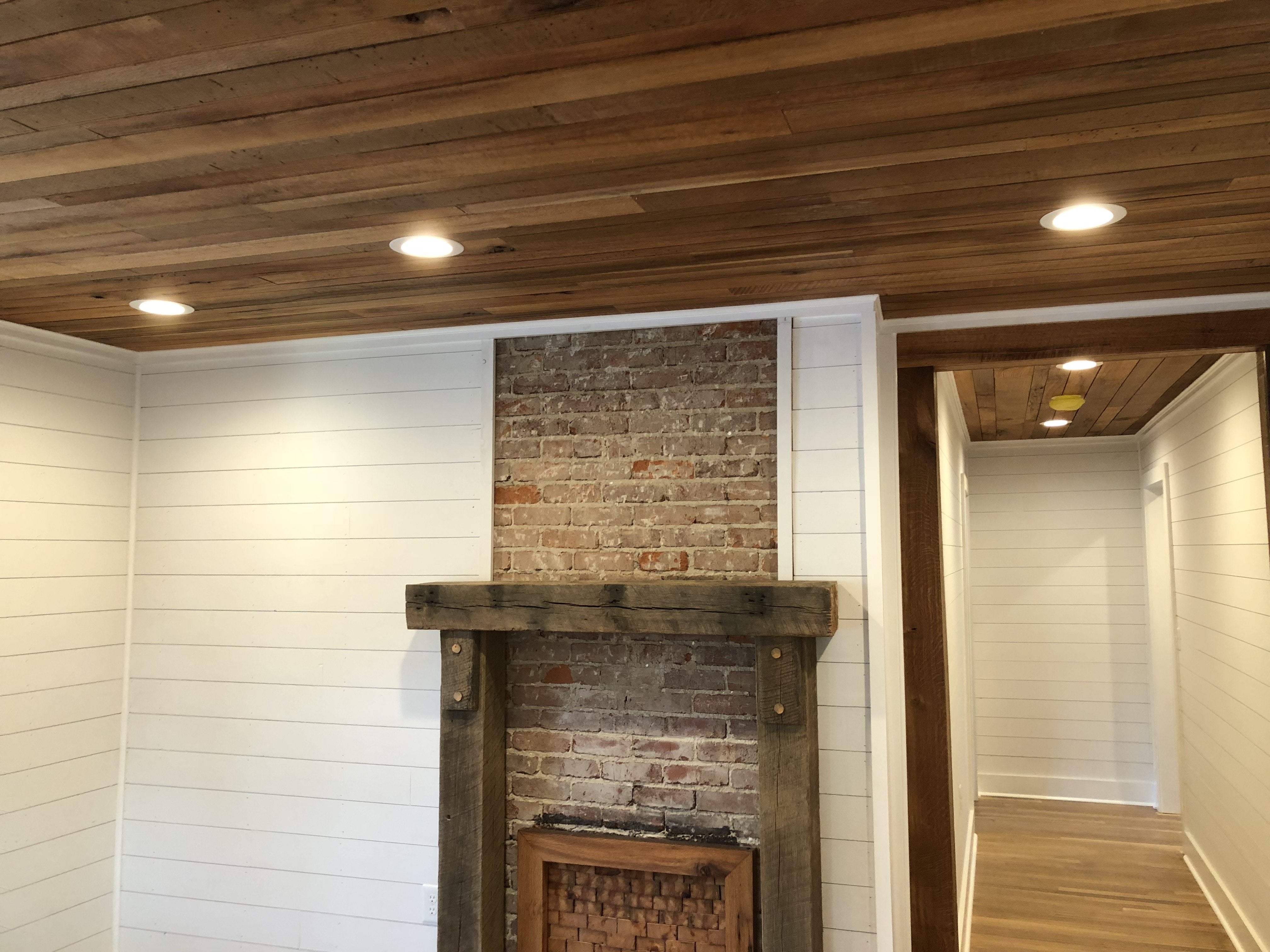Reclaimed Oak Ceiling Planks