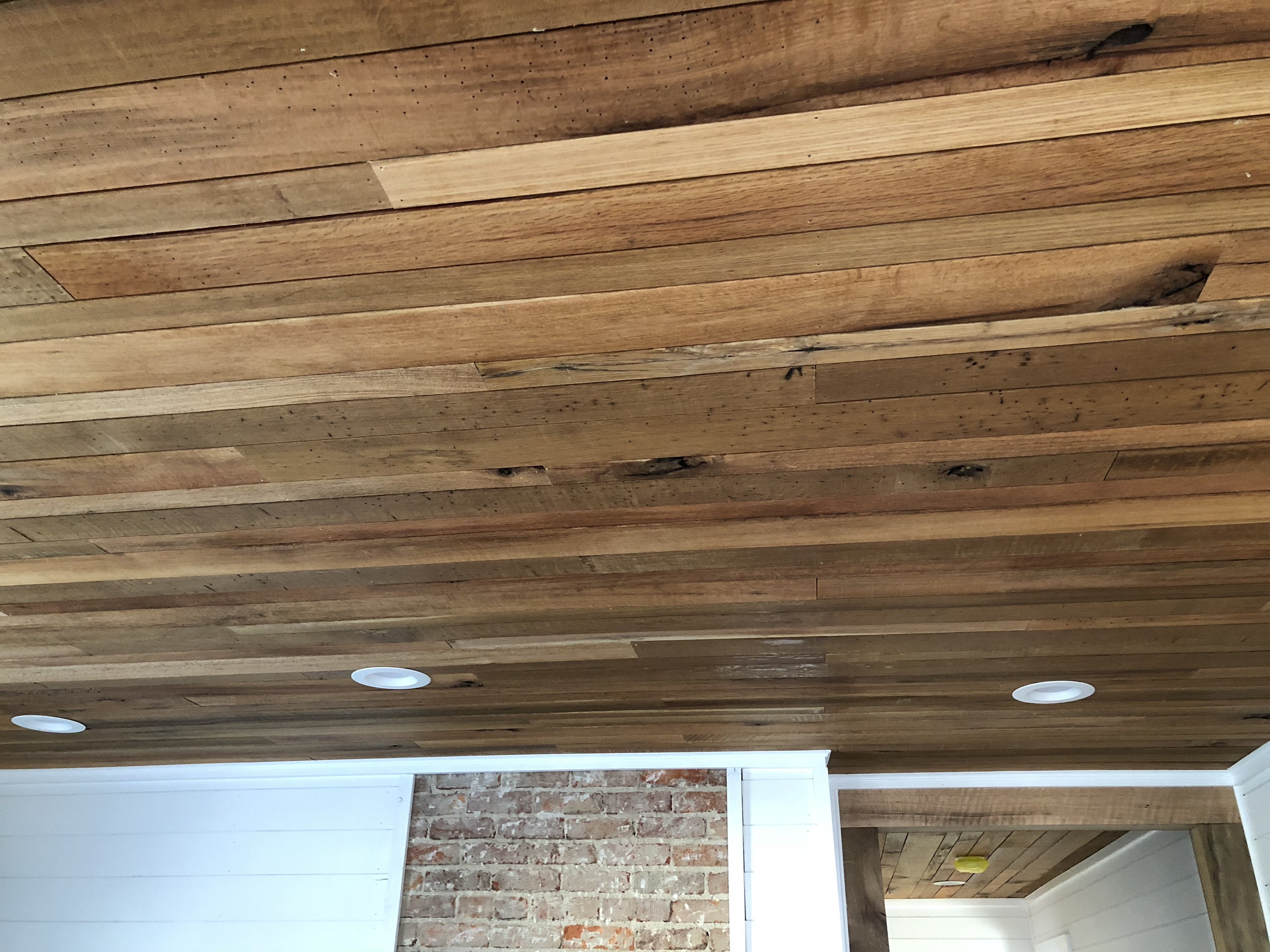 Reclaimed Barnwood Ceiling Planks