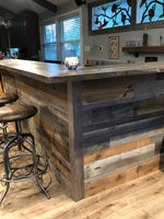 Reclaimed Wall Board Brown/Grey Mix