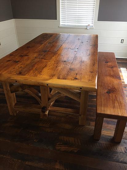 Threshing Farmhouse Table - Reclaimed Wood